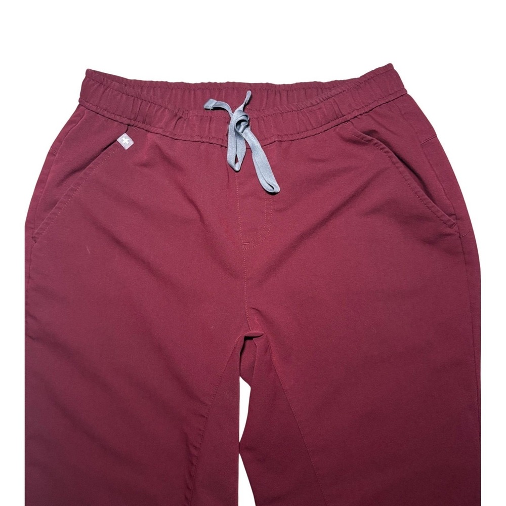 FIGS Tansen Burgundy Jogger Healthcare Scrub Pants Mens Size Small/Short - Picture 2 of 6